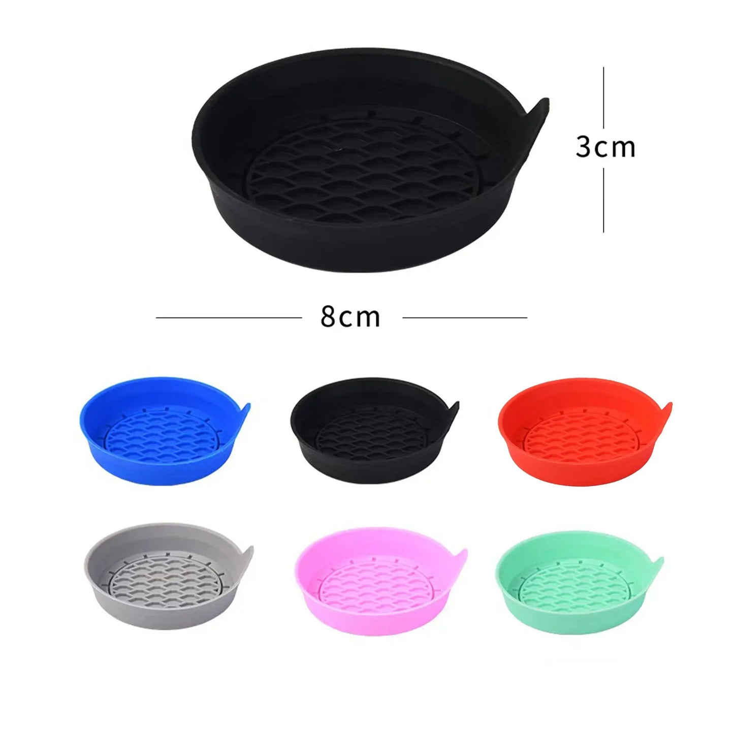 2/4pcs Silicone Car Cup Holder Coasters – Non-Slip & Universal Fit