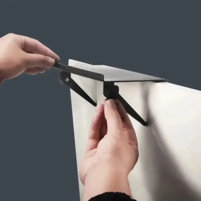 No-Drill Screen Storage Rack – Shelf for TV, Monitor, or Router
