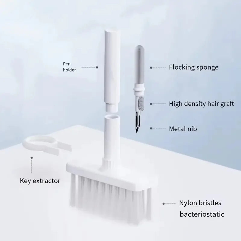 5-in-1 Keyboard & Earbud Cleaning Kit – Brush, Keycap Puller & More
