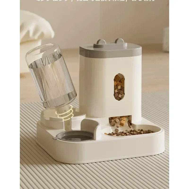 Automatic Pet Feeder & Water Dispenser – Food & Water Station