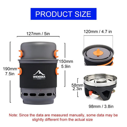 Widesea Compact Camping Cooking System