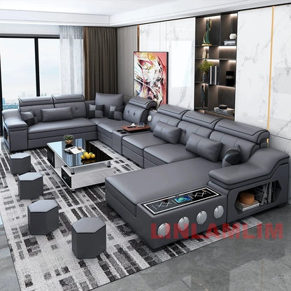 Cartmela Modern Sectional Sofa with Chaise Lounge