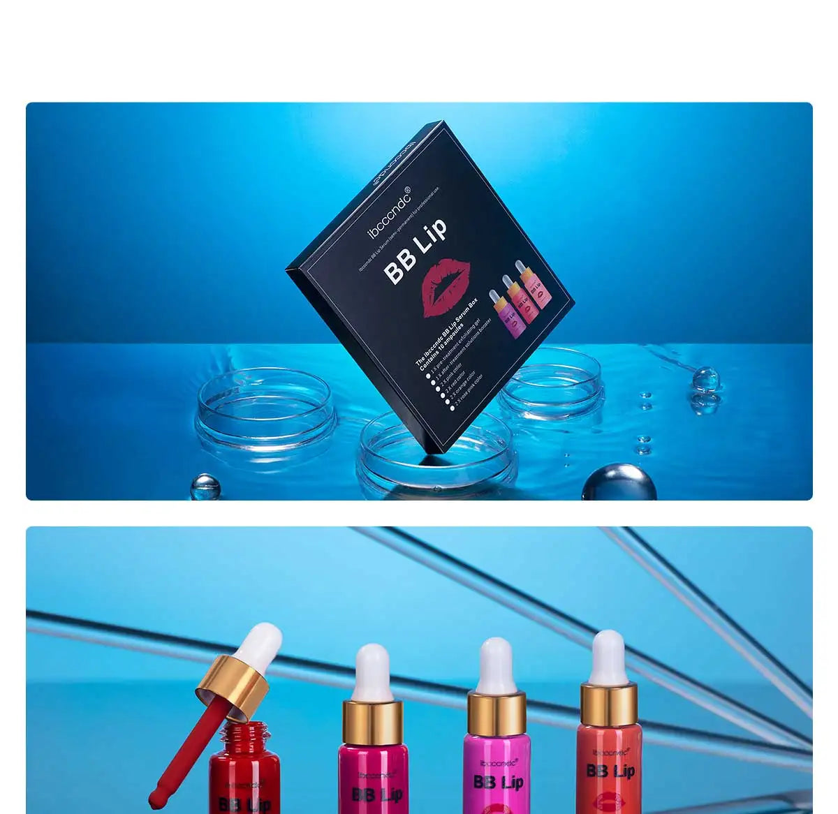 BB Lips Ampoule Serum Set – Tinted, Moisturizing Lip Care