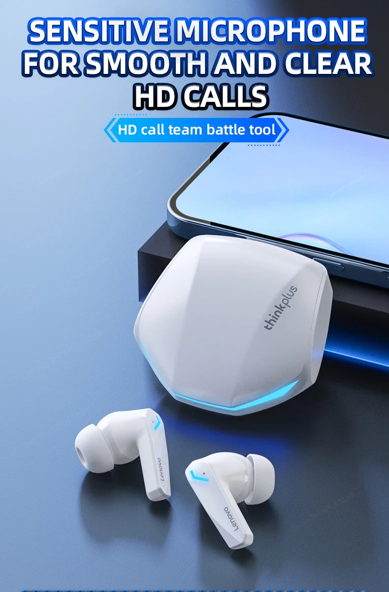 Lenovo GM2 Pro Wireless Earbuds Bluetooth 5.3 Gaming Headset