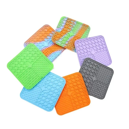Silicone Dog Lick Mat for Bathing, Feeding & Training