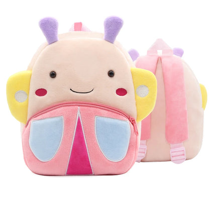 Cartmela Cute Animals Cartoon Plush Backpack - Kids Schoolbag