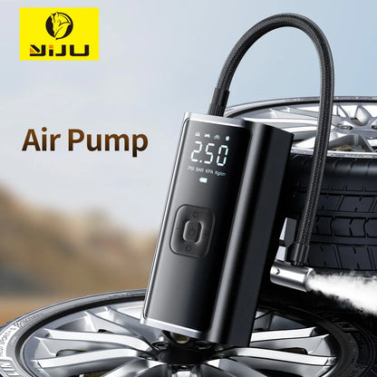Wireless Electric Car Tire Inflator Pump with LED Light