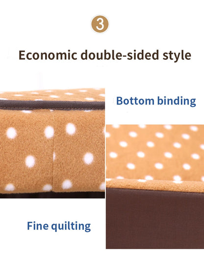 Dog Bed Mat & Sofa Kennel - Soft, Breathable Cushion