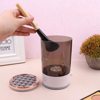 Electric Rotating Makeup Brush Cleaner | Automatic Brush Washer
