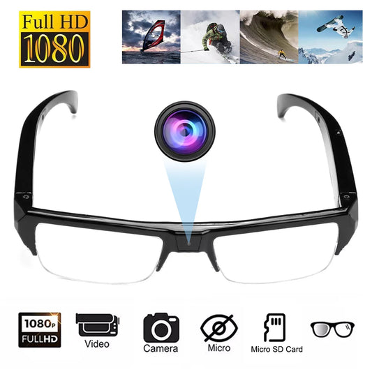 1080P HD Camera Glasses | Mini DVR Video Recording Sports & Driving Eyewear