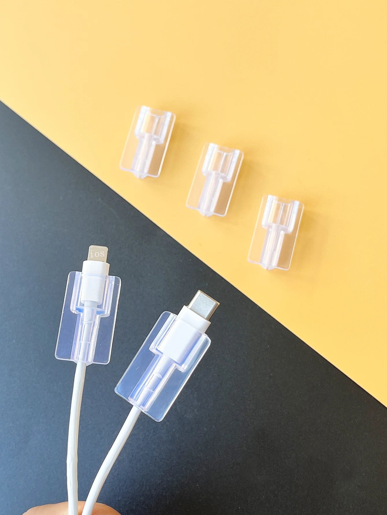 5pcs Silicone Cable Winders & Protectors for Fast Charging Cords