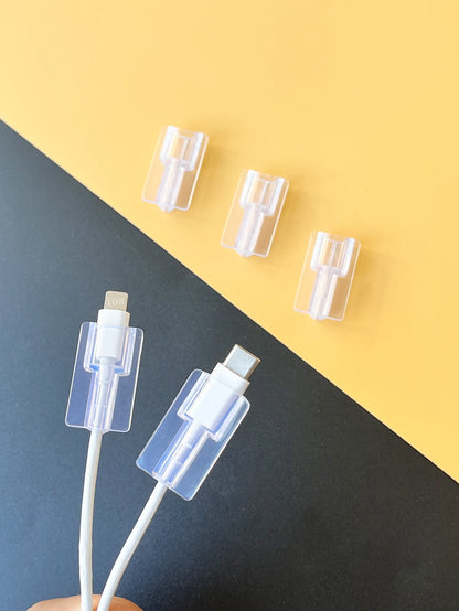 5pcs Silicone Cable Winders & Protectors for Fast Charging Cords