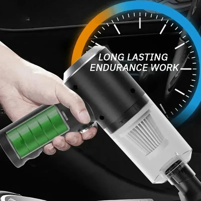 2-in-1 Wireless Vacuum Cleaner – Wet Dry, 120W, High Suction