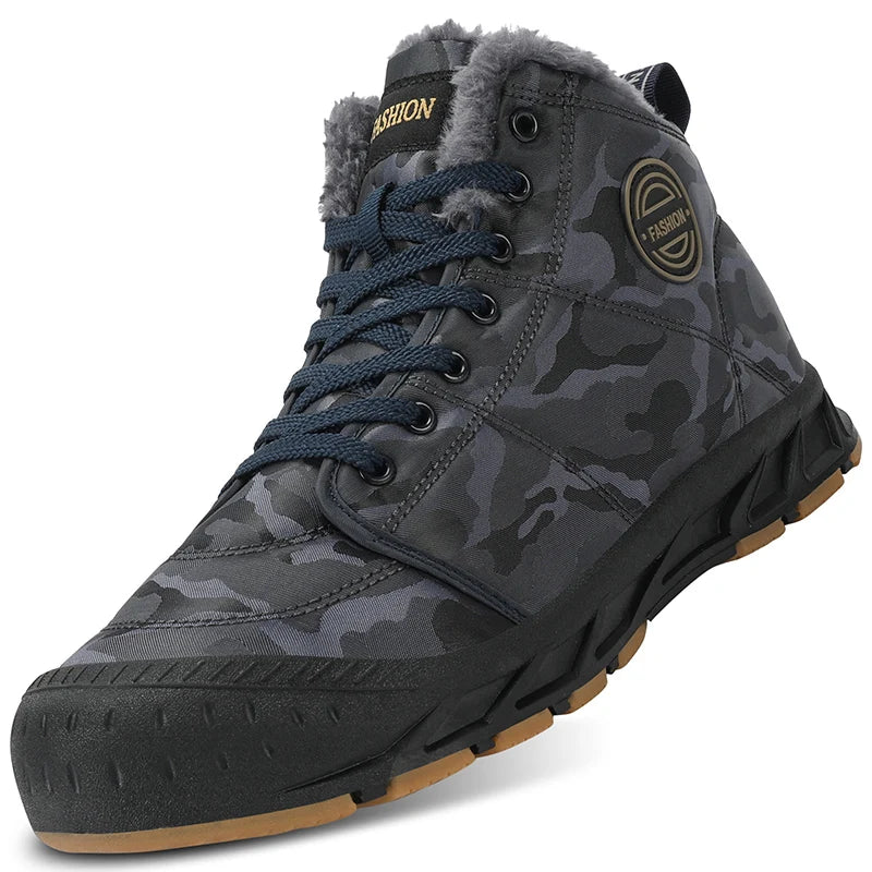 Cartmela Men's Waterproof Winter Ankle Boots