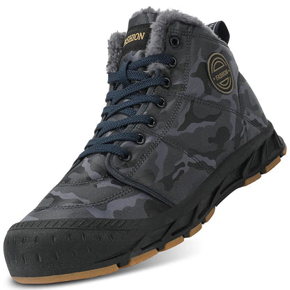 Cartmela Men's Waterproof Winter Ankle Boots