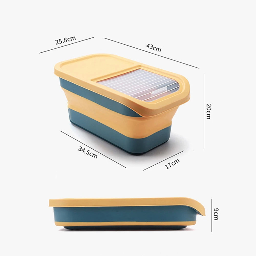 13/33LB Collapsible Cat Dog Food Storage