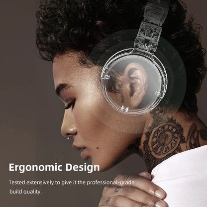 Professional Wired DJ Headphones – Over Ear with Mic & Hi-Res Audio