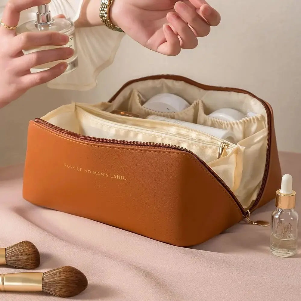 Luxury Makeup Organizer Bag for Women – Travel Cosmetic Case