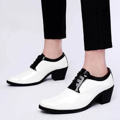 New Groom White & Black Oxfords