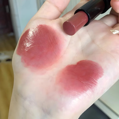 Red Brown Waterproof Lipstick – Moisturizing & Long-Lasting Shine