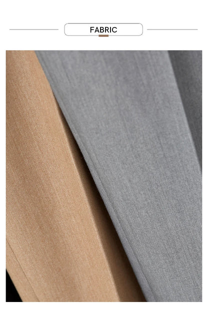 Women’s Straight Casual Pants – Summer Elastic Waist Office Wear