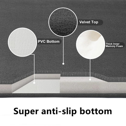 Super Absorbent Anti-Slip Bath Mat | Coral Velvet Bathroom Rug