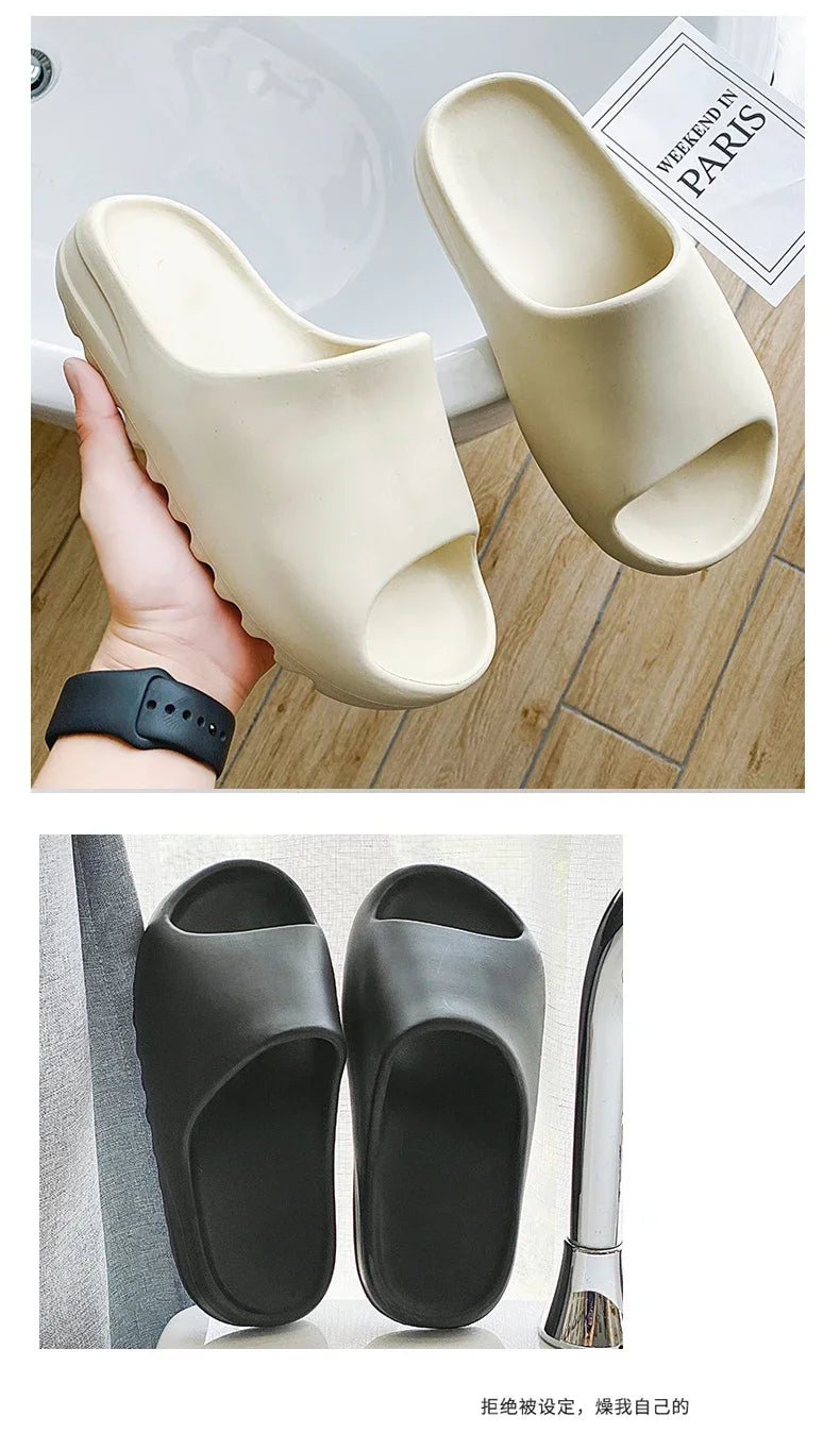 EVA Non-Slip Platform Slide Sandals – Indoor Outdoor Shower Slippers