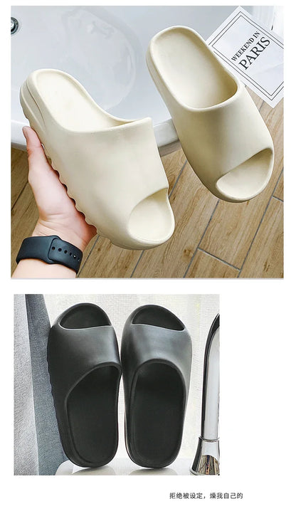 EVA Non-Slip Platform Slide Sandals – Indoor Outdoor Shower Slippers