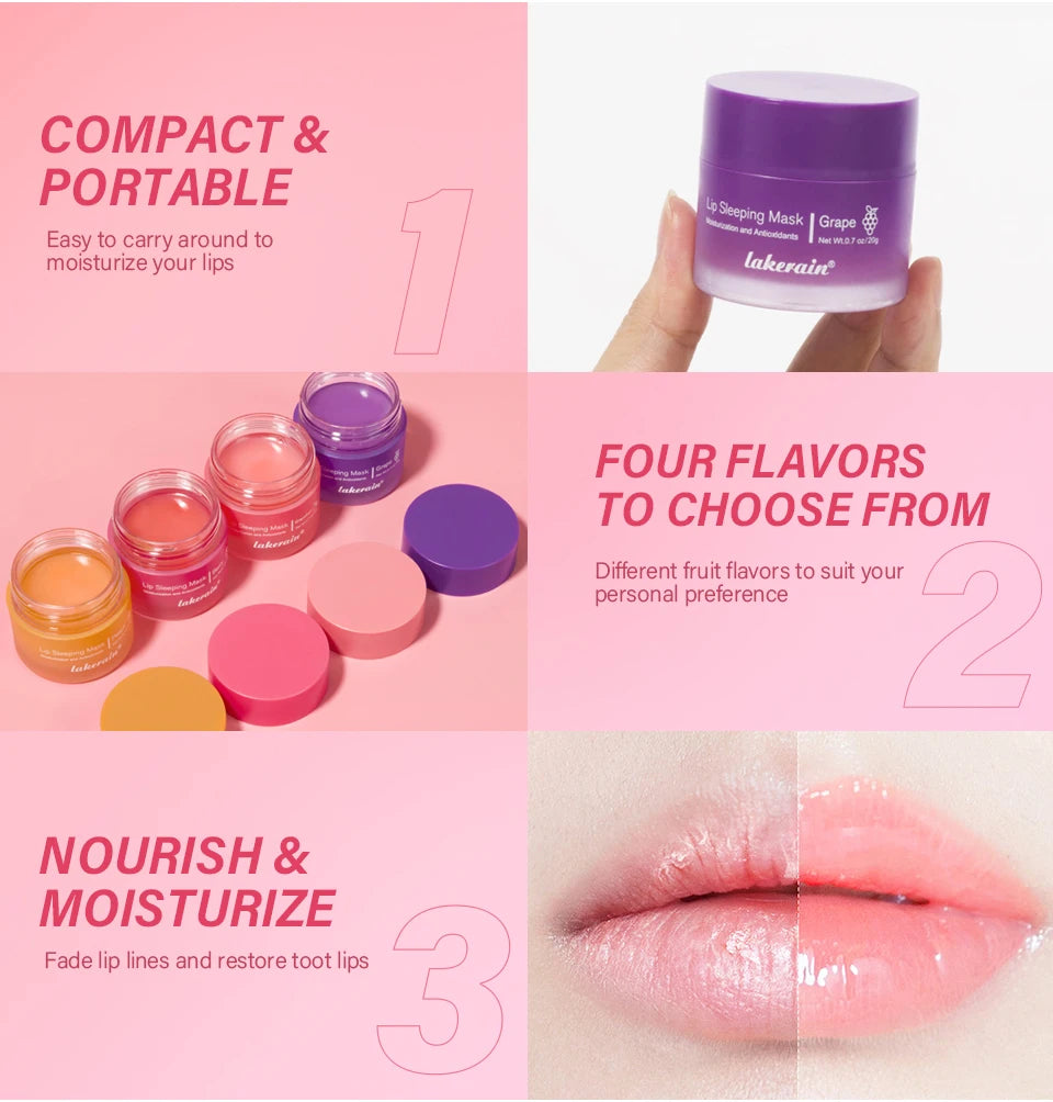 20g Night Lip Mask – Moisturizing, Lip Line & Lipitis Treatment
