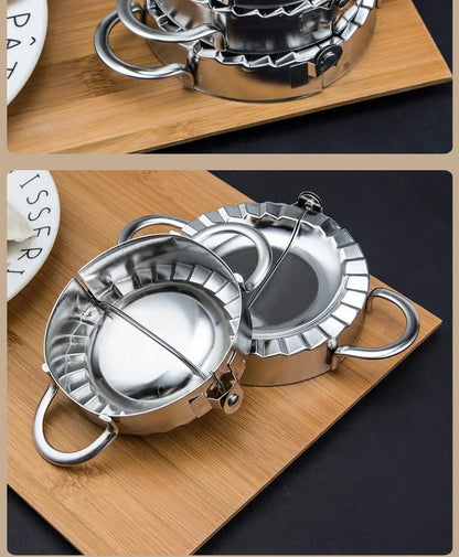 Stainless Steel Dumpling Maker Press for Ravioli, Pie, and Pastry