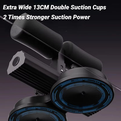 Abdominal Sit-Up Equipment with Suction Cups & Ankle Support