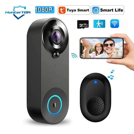 Cartmela 1080P WiFi Smart Video Doorbell | Wireless Home Security Camera
