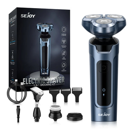 3-in-1 Electric Shaver – Beard, Nose & Razor Trimmer Waterproof