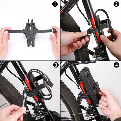 Foldable Bicycle Lock – High Security Anti-Theft Bike Accessory