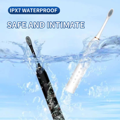 Sonic Electric Toothbrush for Adults | 3 DuPont Heads, USB Rechargeable, IPX7 Waterproof