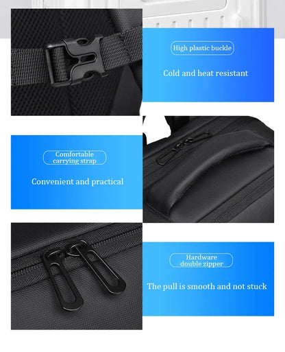 Cartmela 18-inch Men’s Business Laptop Backpack
