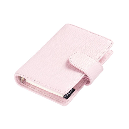 A8 / M5 Mini Rings Planner – Pebbled Grain Cowhide Leather Organizer