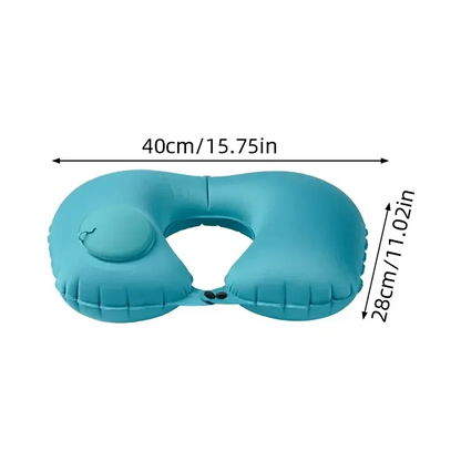 Inflatable U-Shaped Travel Pillow – Neck Support for Travel Comfort