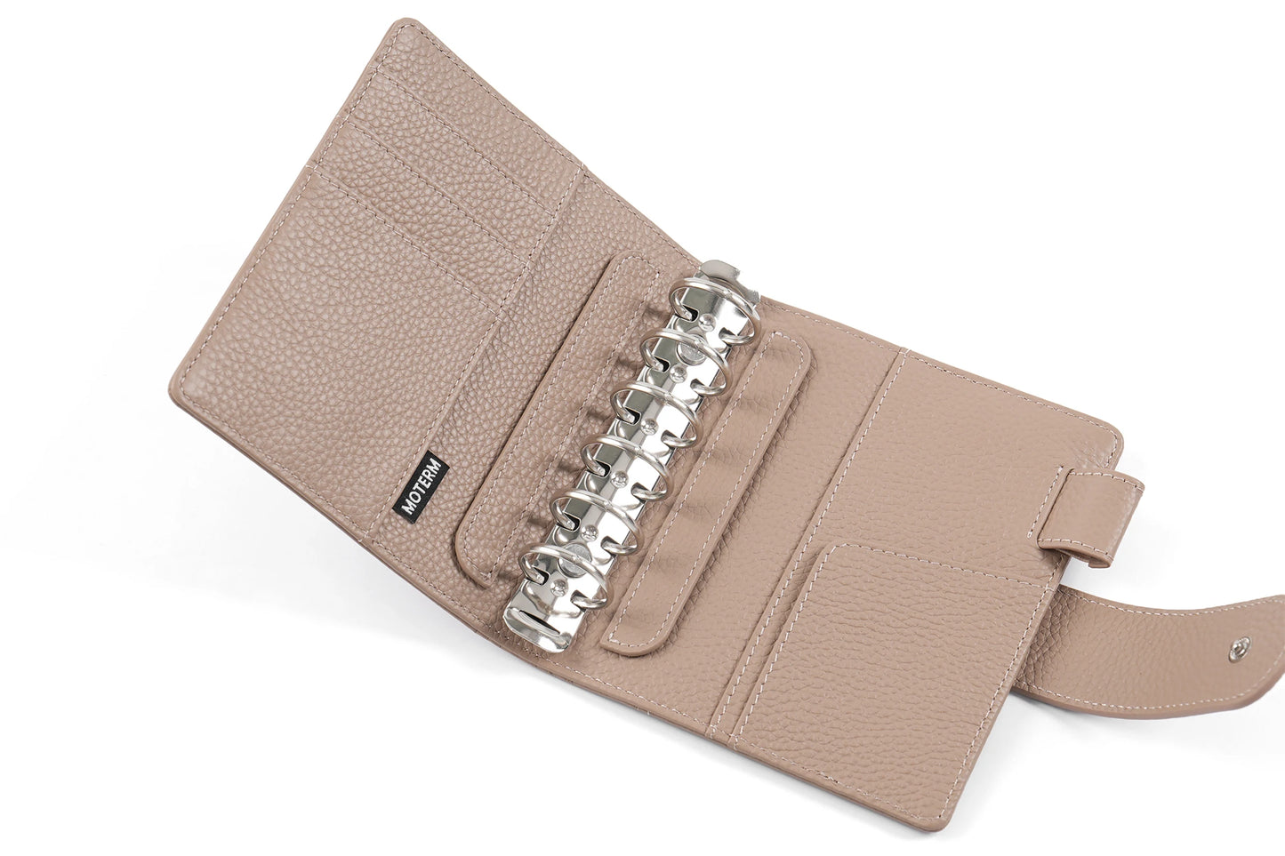 Elite Pocket A7 Rings Planner Cover – Pebbled Grain Leather, 25mm Rings