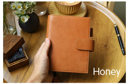 A6 Plus Leather Notebook Cover – Full Grain Vegetable Tanned