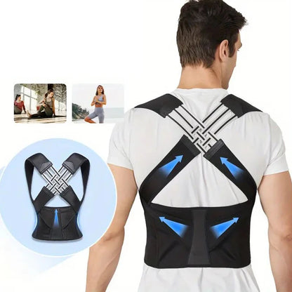 Adjustable Back Brace Posture Corrector for Men & Women Support