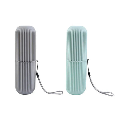 Travel Toothbrush & Toothpaste Holder – Portable Storage Case