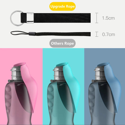 Portable Dog Water Bottle – Travel Dispenser for All Sizes