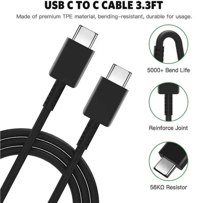 PD 45W USB-C Wall Charger – Fast Adapter for Samsung & iPhone 15