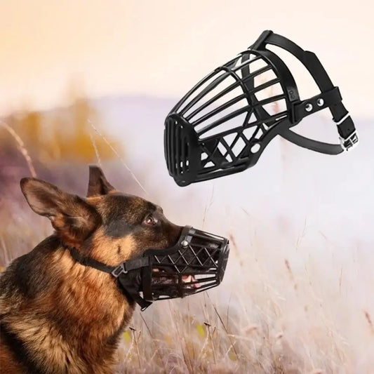 Adjustable Dog Muzzle – Soft Basket Design for All Sizes