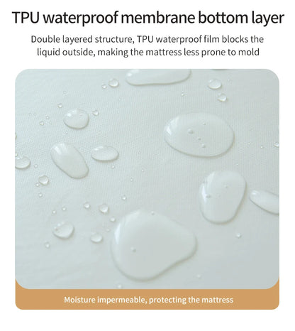 Waterproof Fitted Bed Sheet – 360° Elastic Mattress Protector