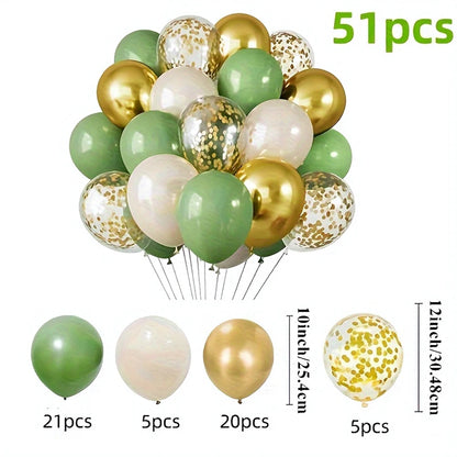 16pcs Black Metallic Sequin Balloons – Party & Event Decor