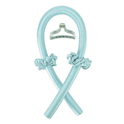Silk Heatless Curling Rod – No-Heat Ribbon Hair Roller Headband
