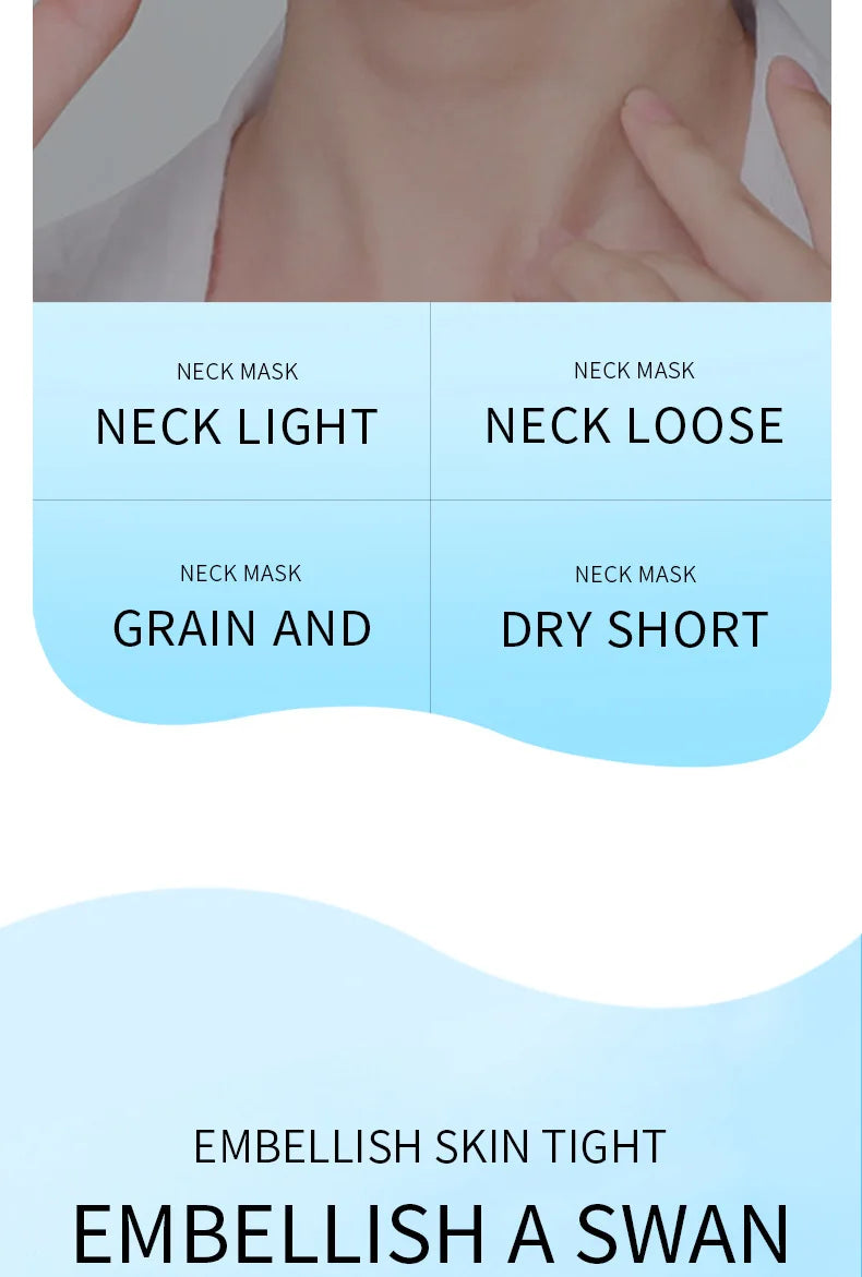 SADOER Hyaluronic Acid Neck Mask – Collagen Firming Care, 10pcs