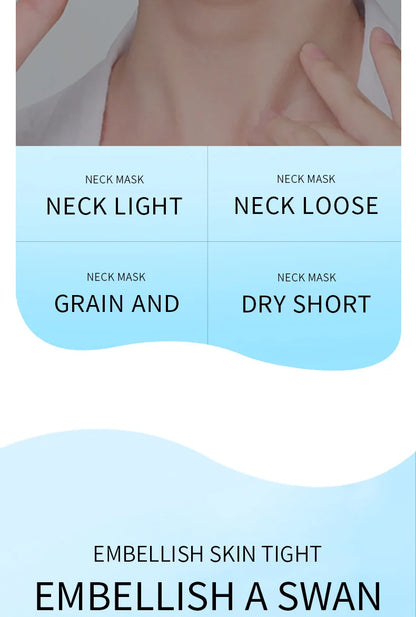 SADOER Hyaluronic Acid Neck Mask – Collagen Firming Care, 10pcs